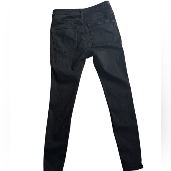 Anthropologie Pilcro and the Letterpress Jeans High Rise Skinny Black Denim  25 - Picture 8 of 14